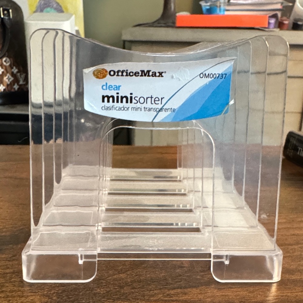 OfficeMax Clear Mini Sorter